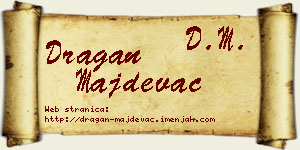 Dragan Majdevac vizit kartica